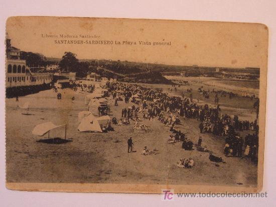 Postales: SANTANDER - SARDINERO - LA PLAYA - Foto 1