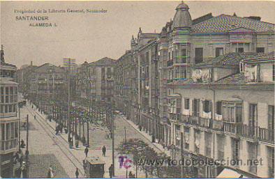 Postales: SANTANDER. ALAMEDA I. - Foto 1