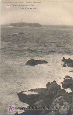 Postales: SANTANDER. SARDINERO. ISLA DE MOURO. - Foto 1