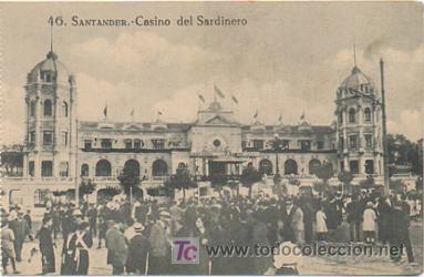 Postales: SANTANDER. CASINO DEL SARDINERO. - Foto 1