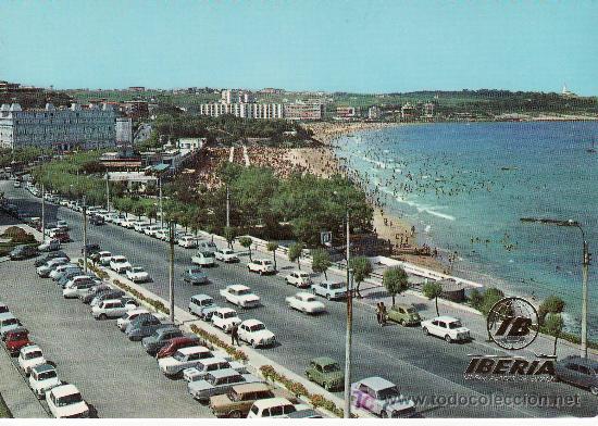 Cartes Postales: SANTANDER.PLAYAS DEL SARDINERO..SERIE IBERIA.