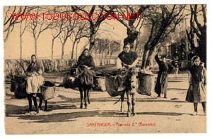 Postales: SANTANDER. ALAMEDA 2&ordf; (BURRERAS). - Foto 1