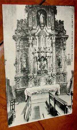 Postales: ANTIGUA POSTAL LIMPIAS- ALTAR DE NRA. SRA. DEL ROSARIO- SIN CIRCULAR