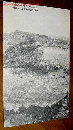 Postales: ANTIGUA POSTAL DE SANTANDER- SARDINERO-LIBRERIA DE M. ALBIRA-  HAUSER Y MENET - SIN CIRCULAR