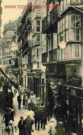 Postales: SANTANDER , CALLE DE SAN FRANCISCO - Foto 1