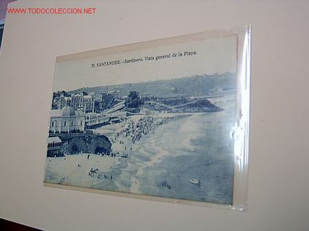 Cartoline: SANTANDER-CANTABRIA - SARDINERO. VISTA GENERAL DE LA PLAYA -
