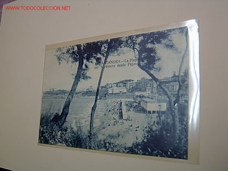 Cartoline: SANTANDER-CANTABRIA - LA PLAYA DEL SARDINERO DESDE PIQUIO-
