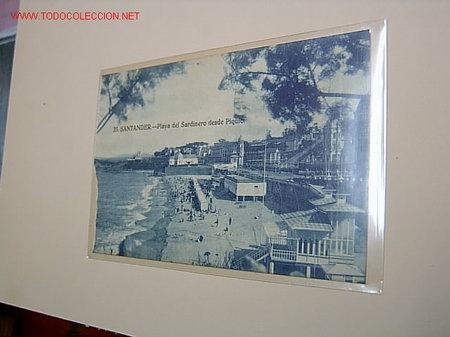 Postales: SANTANDER-CANTABRIA- PLAYA DEL SARDINERO DESDE PIQUIO