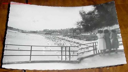 Postales: ANTIGUA POSTAL DE SANTANDER - PLAYA - ED. DOMINGUEZ  - CIRCULADA. - Foto 1