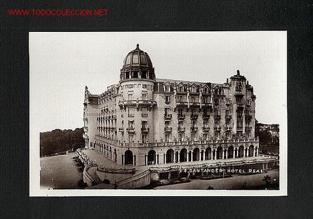 Postales: Postal de SANTANDER (Cantabria): Hotel Real (Num.8) - Foto 1