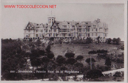 Postales: SANTANDER - PALACIO REAL DE LA MAGDALENA.- - Foto 1