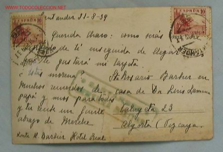 Postales: TARJETA POSTAL SANTANDER - Foto 2