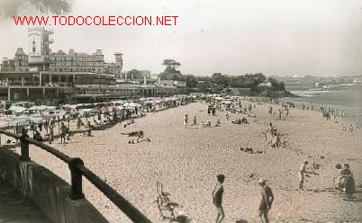 Postales: SANTANDER, EL SARDINERO, PRIMERA PLAYA - Foto 1