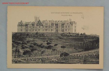 Postkarten: TARJETA POSTAL SANTANDER-SARDINERO. La Magdalena. Palacio Real.