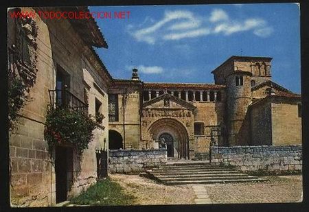 Postkarten: postal -colegiata (santillana del mar, cantabria ) escrita y circulada