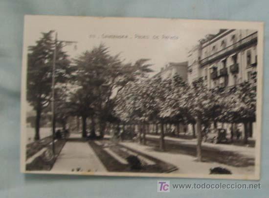 Postales: TARJETA POSTAL SANTANDER. Paseo de Pereda - Foto 1
