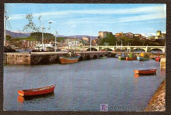 Cartes Postales: POSTAL DE S. VICENTE DE LA BARQUERA - PUENTE NUEVO Y CASTILLO