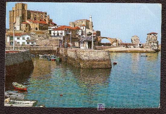 Postales: POSTAL DE SANTANDER - CASTRO URDIALES. PUERTO - Foto 1