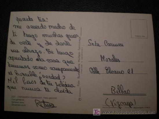 Postales: POSTAL DE SANTANDER - ONTANEDA - Foto 2