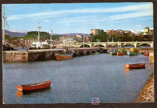 Cartes Postales: POSTAL VICENTE DE LA BARQUERA - PUENTE NUEVO Y CASTILLO