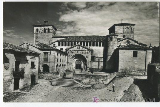 Postales: SANTILLANA DEL MAR . LA COLEGIATA PCB5 - Foto 1