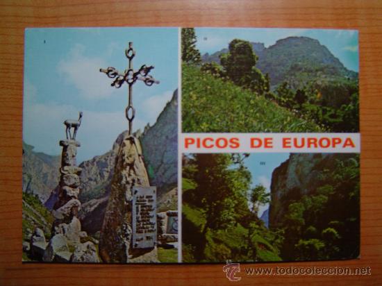 Cartes Postales: POSTAL PICOS DE EUROPA (ESPA&Ntilde;A) I MIRADOR DELGADO UBEDA II VALLE DE CAIN III HOZ DE CAIN SIN CIRCULA