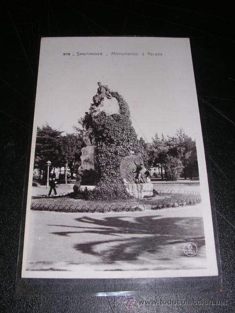 Postales: 2118 - SANTANDER - MONUMENTO A PEREDA - Foto 1