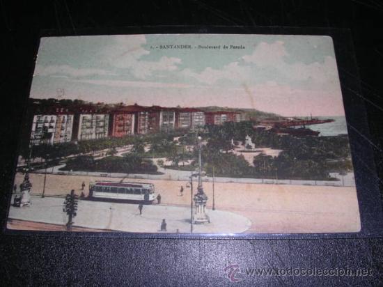 Postales: 1 SANTANDER - BOULEVARD DE PEREDA - Foto 1