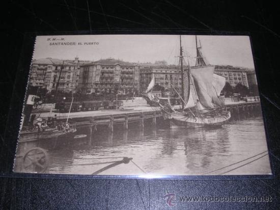 Postales: H.M.-M SANTANDER , EL PUERTO - Foto 1