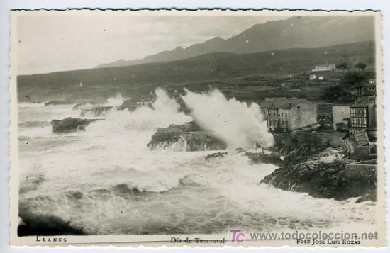 Postales: LLANES , CANTABRIA, DIA DE TEMPORAL ,  P27226 - Foto 1
