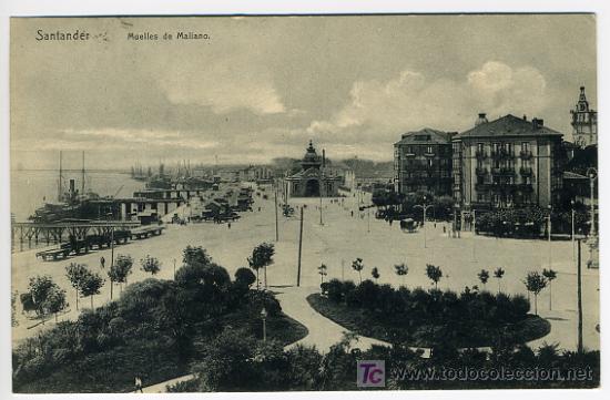 Postales: SANTANDER , MUELLES DE MALLANO , P27083 - Foto 1