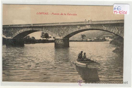 Cartes Postales: (PS-8501)POSTAL DE LIMPIAS-PUENTE DE LA ESTACION