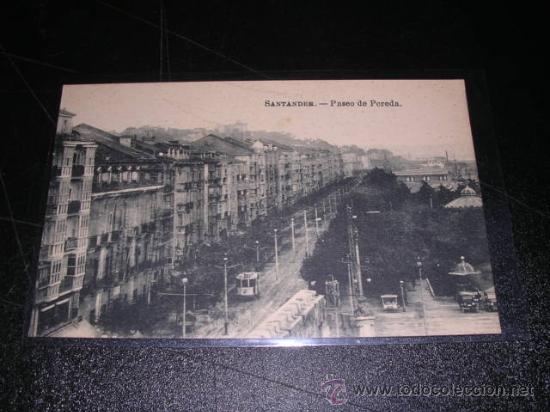 Postales: SANTANDER - PASEO DE PEREDA ( TRANVIA ) - Foto 1