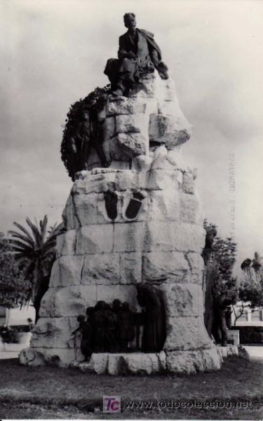 Postales: Tarjeta Postal de Santander - Estatua de Pereda - Foto 1