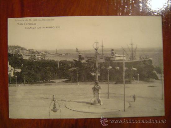 Postales: SANTANDER- AVENIDA DE ALFONSO XIII - Foto 1