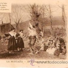Postales: POSTAL CANTABRIA LA MONTAÑA EL DOMINGO EN LA ALDEA COLECCION G. DE LA PUENTE . Lote 11463356