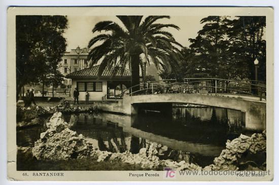 Postales: SANTANDER , PARQUE PEREDA  , P28733 - Foto 1