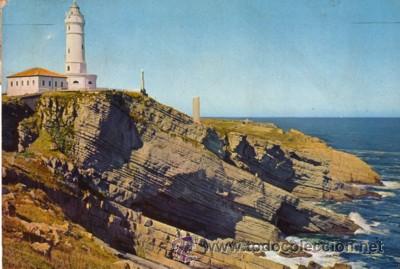 Postales: N&ordm; 2152 POSTAL SANTANDER FARO CABO MAYOR - Foto 1