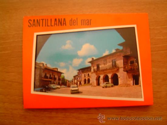 Postales: LIBRITO 10  POSTALES SANTILLANA DEL MAR - Foto 1