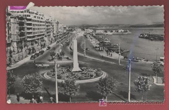 Postales: Santander - Avenida Castelar - A&ntilde;o 1957 - Foto 1