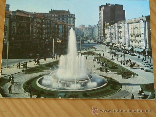 Postales: Postal de Santander,Plaza del Generalisimo. A&ntilde;os 60. - Foto 1