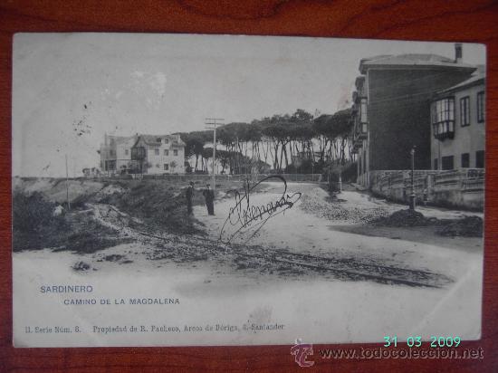 Postales: SANTANDER - CAMINO DE LA MAGDALENA - Foto 1