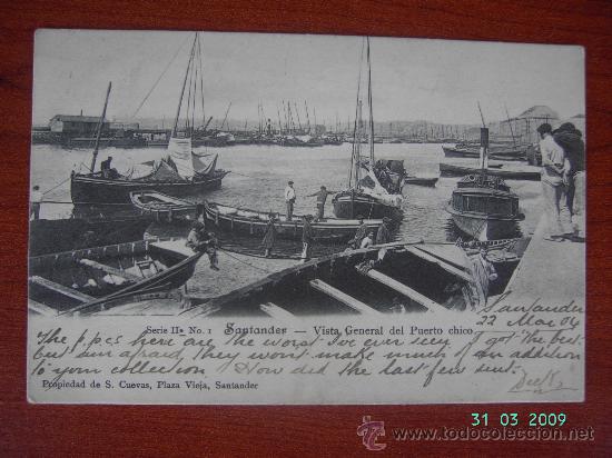Postales: SANTANDER - VISTA GENERAL DEL PUERTO CHICO - Foto 1