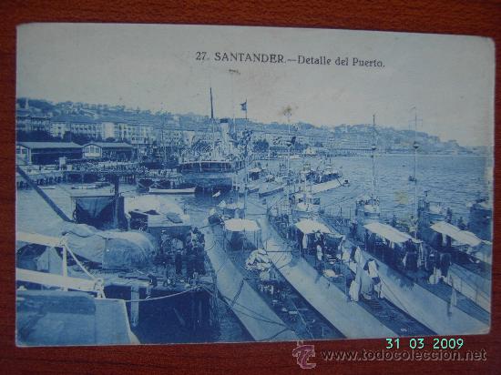 Postales: SANTANDER - DETALLE DEL PUERTO - Foto 1