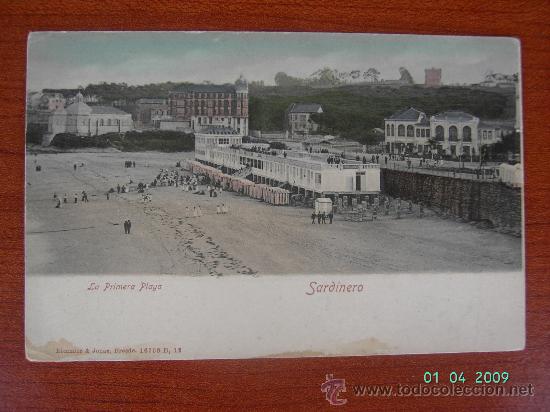 Postales: SANTANDER - SARDINERO - LA PRIMERA PLAYA - Foto 1