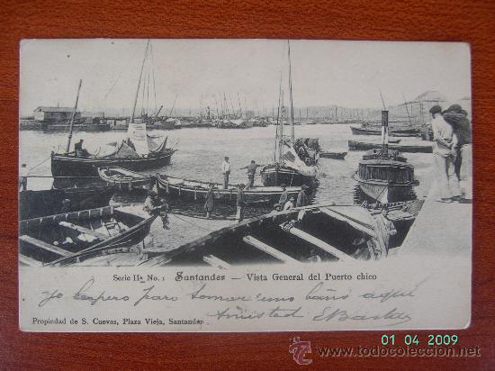 Postales: SANTANDER - VISTA GENERAL DEL PUERTO CHICO - Foto 1