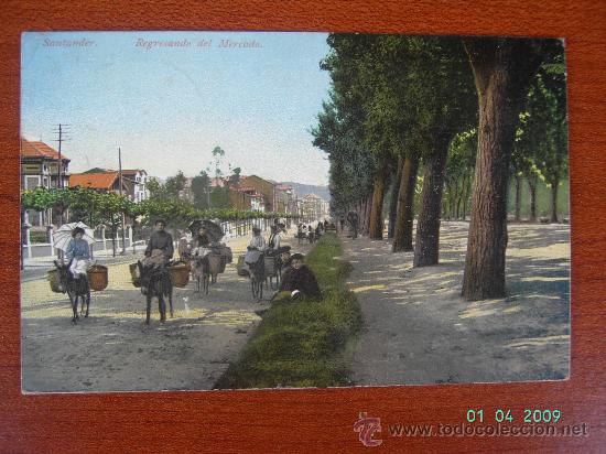 Postales: SANTANDER - REGRESANDO DEL MERCADO - Foto 1