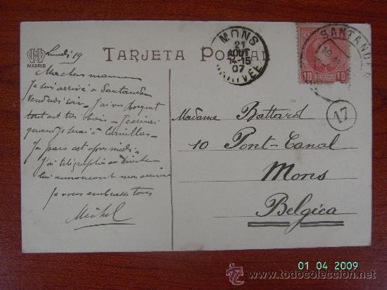Postales: SANTANDER - PLAZA DE VELARDE - Foto 2
