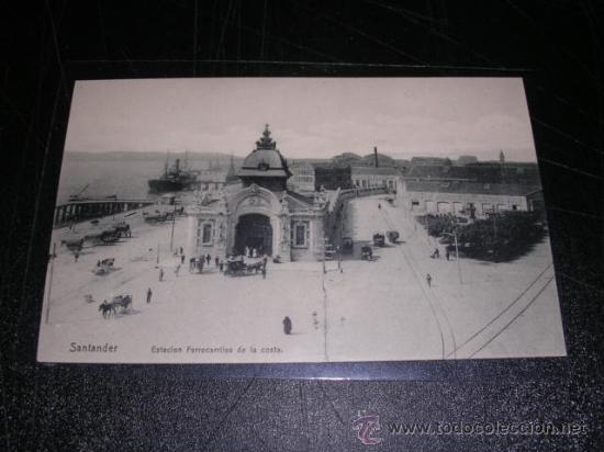 Postales: SANTANDER - ESTACION FERROCARRILES DE LA COSTA - Foto 1