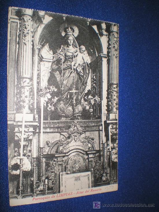 Postcards: POSTAL DE PARROQUIA DE LIMPIAS - ALTAR DEL ROSARIO